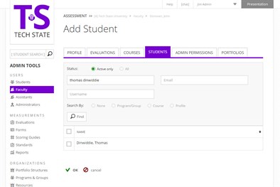 Adding Student Permissions to Faculty